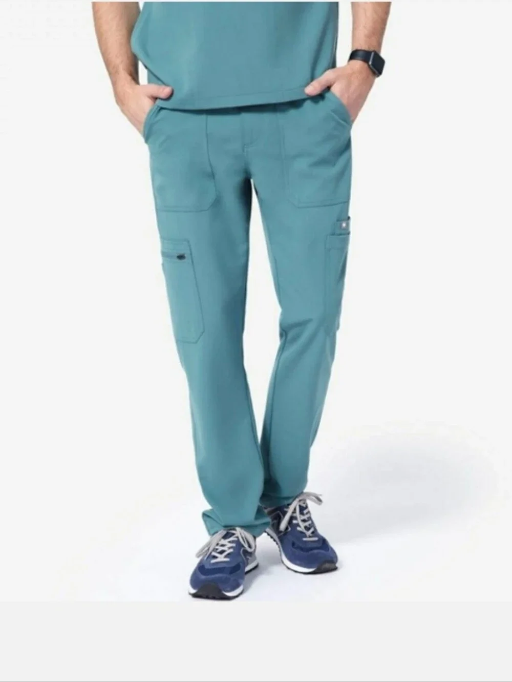 Figs Cairo Scrub Pants in Hydrogreen Large Mens